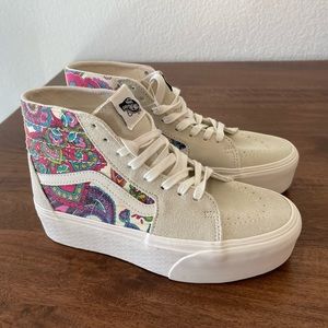VANS Sk8-Hi Tapered Paisley Bloom Turtledove